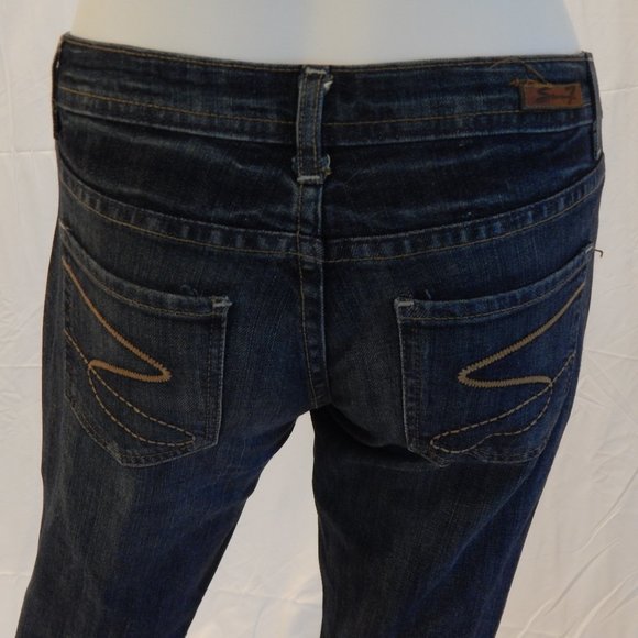 Seven 7 size 25 DESIGNER FLARED JEANS - Picture 8 of 14